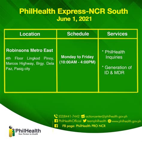 Bukas na ang PhilHealth Express sa  .